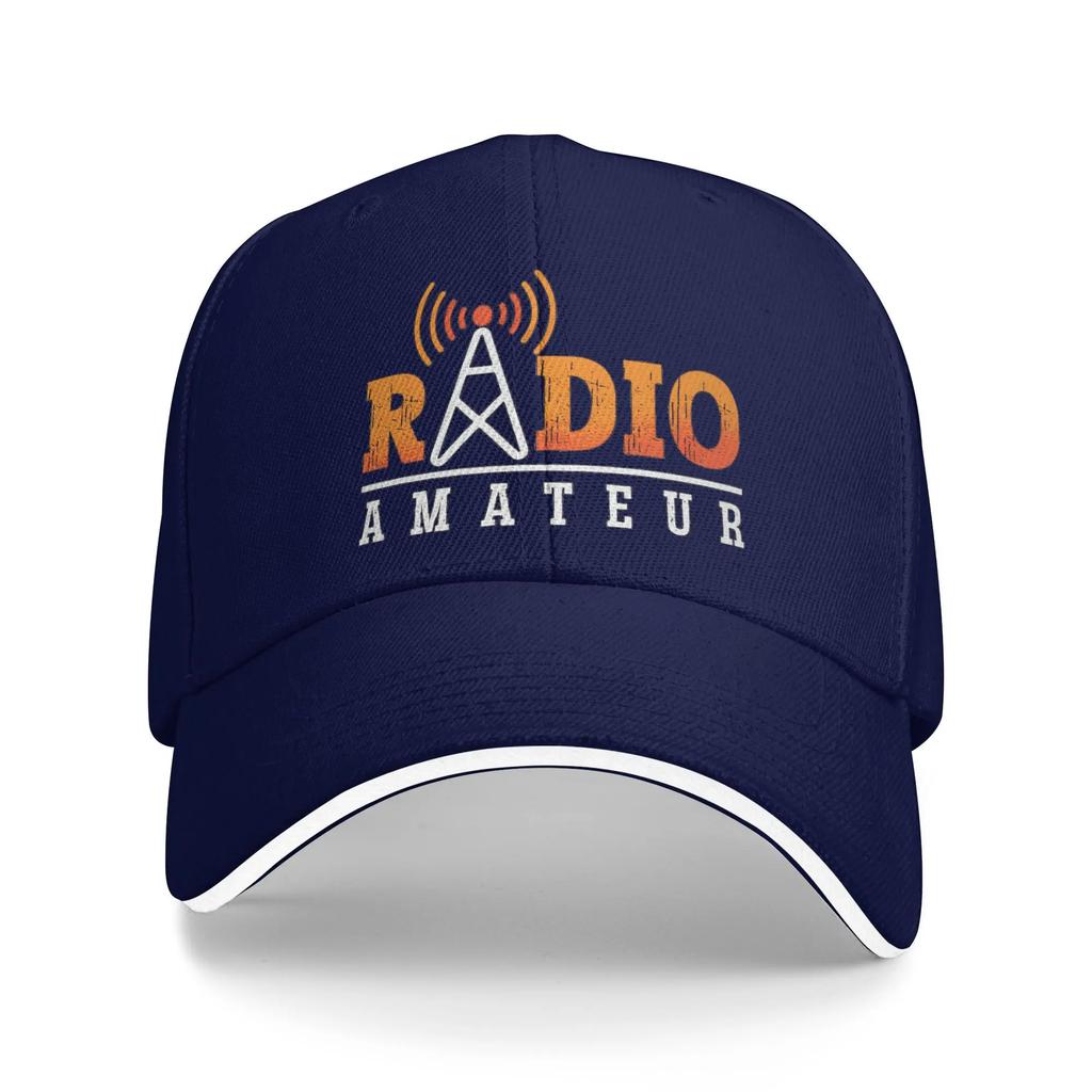 Ham Radio Amateur Loves Outfits Unisex Women Baseball Cap Antenna  Dad Hat Casual Formal Headwear Adjustable Fit Snapback Hat