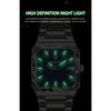 BINBOND Men's Luxury Quartz Watch Durable Accurate Luminous Waterproof Auto Date Business Fashion Wristwatch
