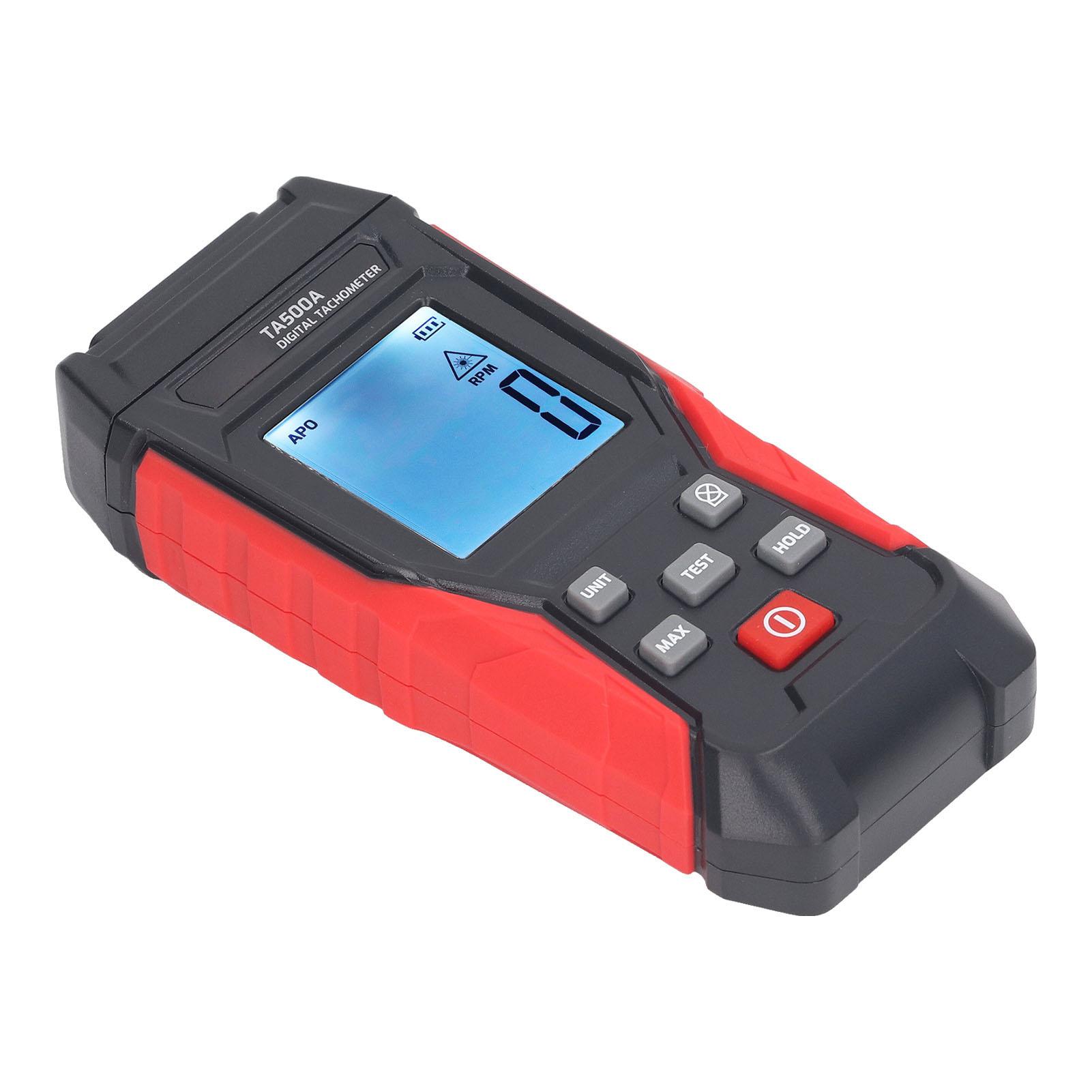 

TA500A Digital Tachometer Valve Lockable Non Contact Portable RPM Meter 3 to 100000RPM
