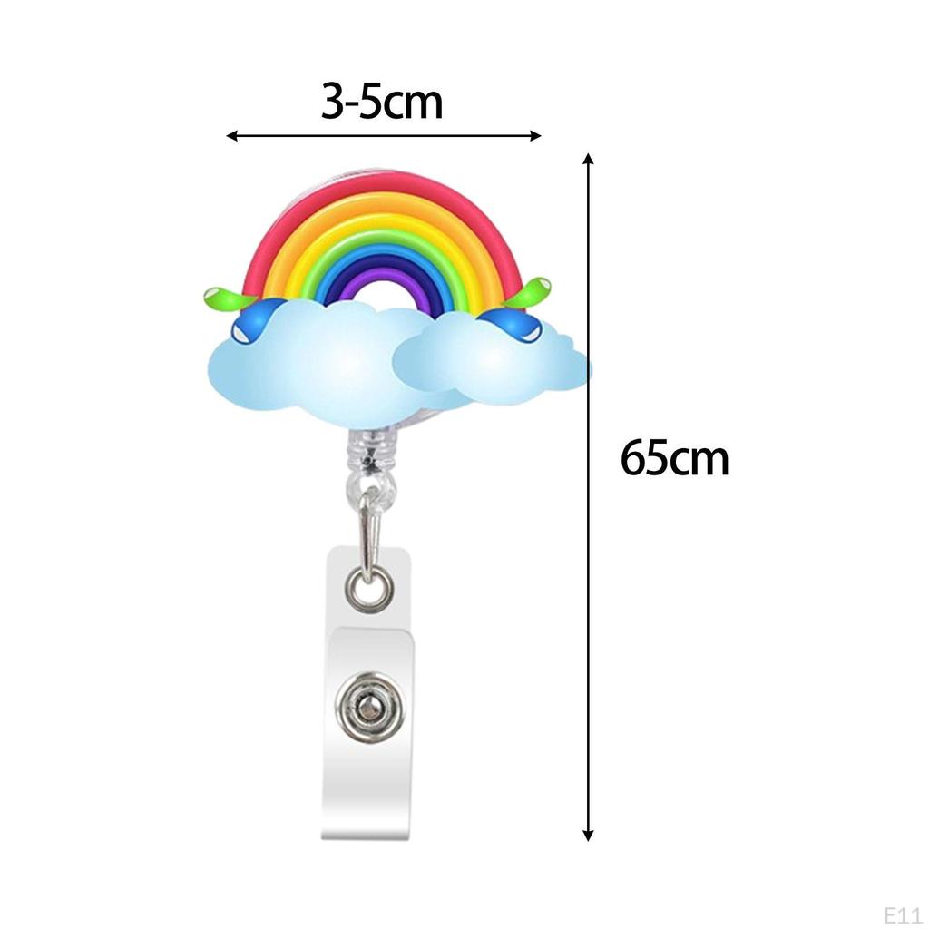 Retractable Holder, Business Card ID Nurses Day Gift, with Belt Clip, for Car