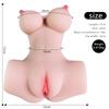 Sex Doll Male Masturbator with Realistic Boobs Vagina and Anal,3 In 1 Torso Masturbator Doll Pocket Pussy Men Masturbation Sex Toys for Man