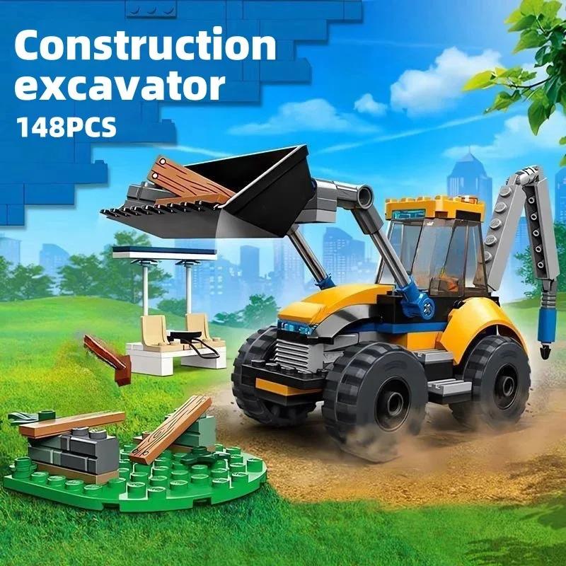 Compatible Brands Brick Sets City Series Building Blocks Park Tractor Garden Transporter Car MOC Toys for Kids Gift