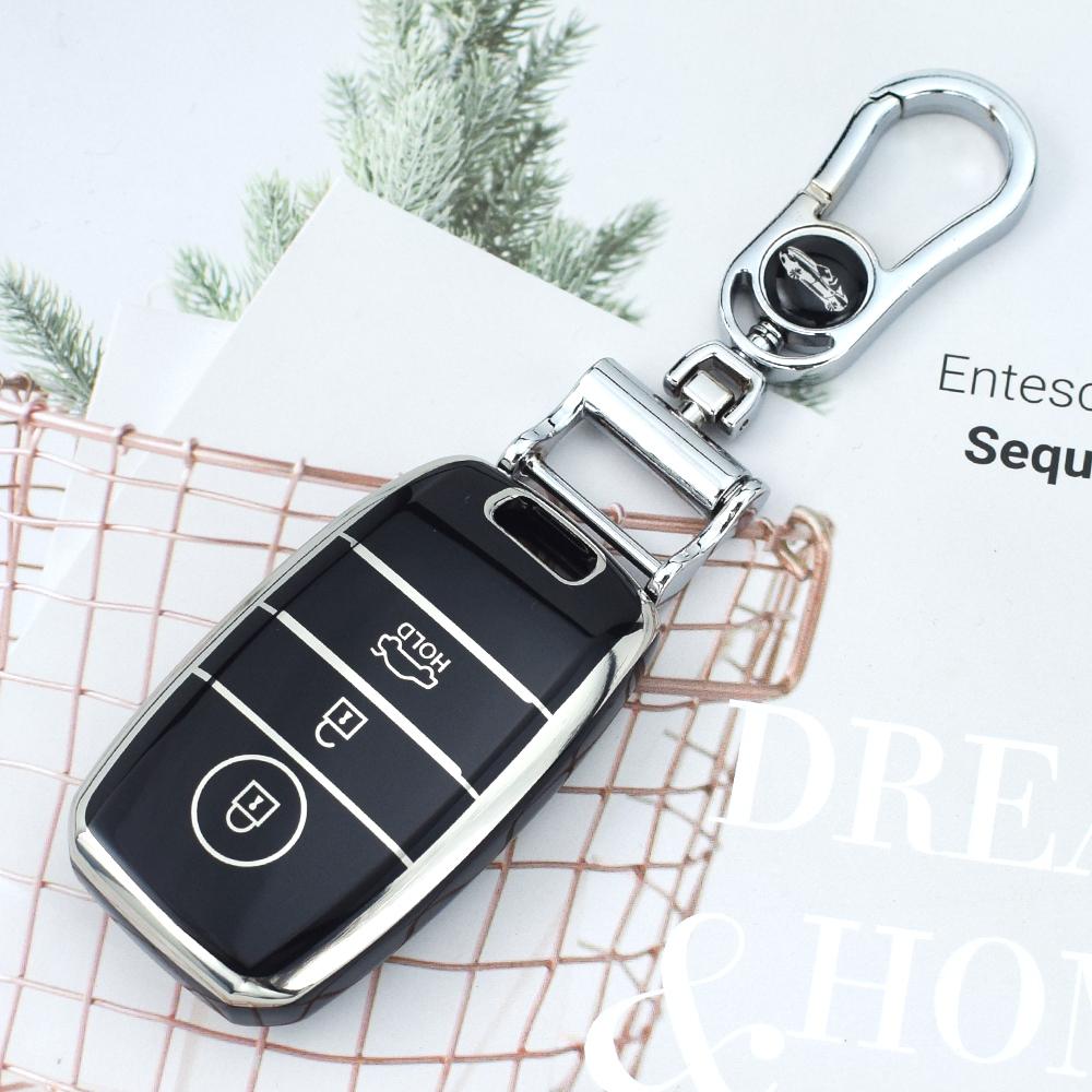 3 Buttons Tpu Car Remote Key Case Cover Shell Fob For Kia Sportage Cerato Optima K2 K3 K4 K5 Rio Picanto Soul Sorento Sedona