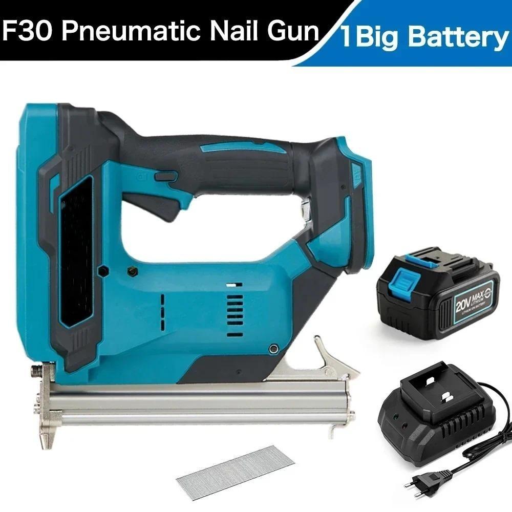 Gerade U Klammern Bürstenloser Tacker Nagler Kabellos Tragbar Elektrische Nagelpistole