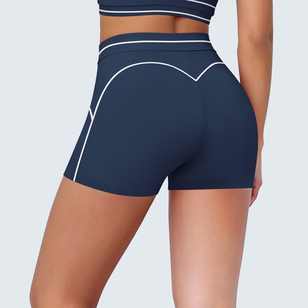 New contrasting color tight high elastic breathable yoga suit six-piece sports running fitness yoga suit women