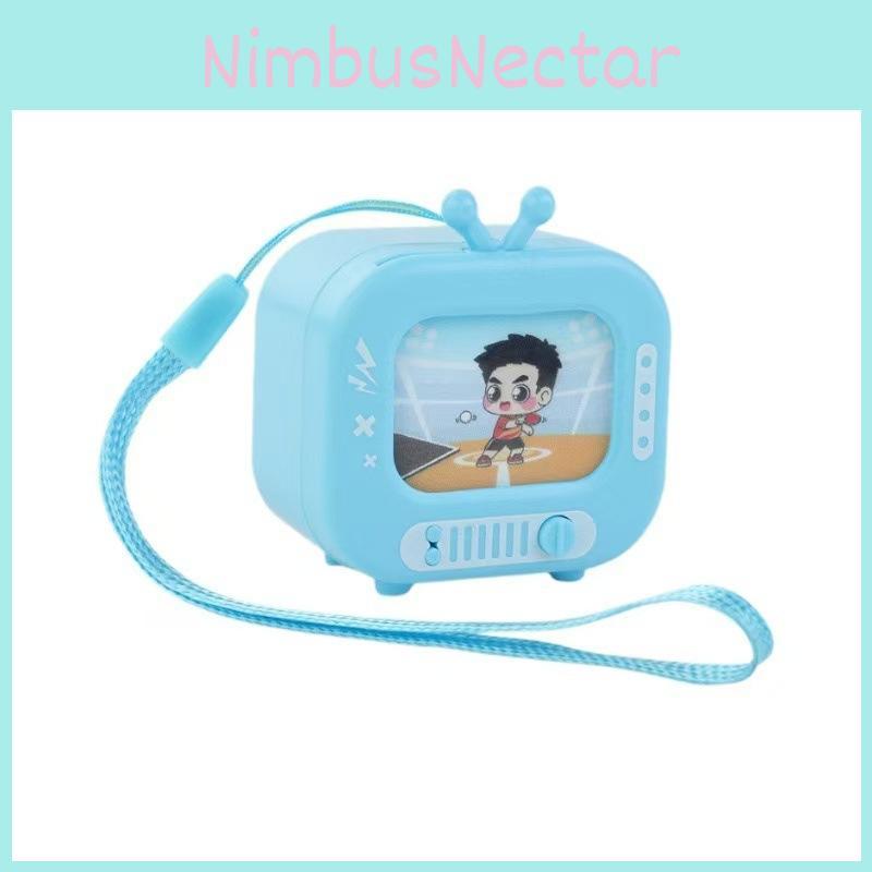 Childrens Cartoon Led Tv Pendant Light Sound Keychain Gift For Boys And Girls