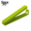 Food Freshness Clips 5Pcs Bag Sealing with Silicone Seal Reusable Airtight Snack Clip Clamps for Chips Snacks Tea Leaves Kitchen Storage Organizer