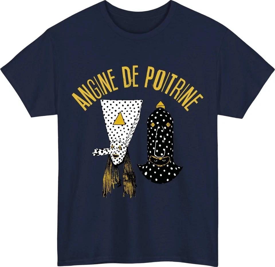 Angine De Poitrine Music Band Unisex T-Shirt, Music Lover Unisex Band Tee 3XL