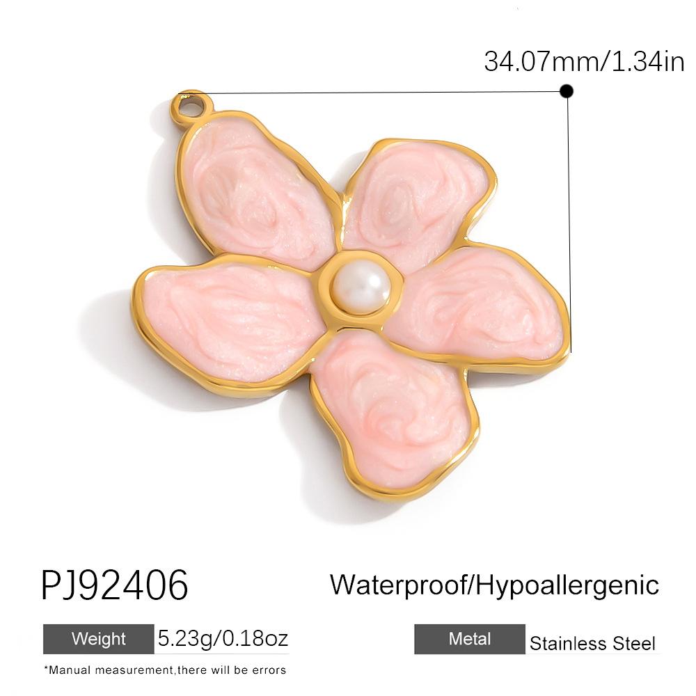 Stainless Steel DIY Jewelry Accessories Cartoon Enamel Pendant for Bracelets and Necklaces