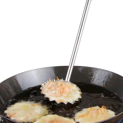 1Pc Stainless Steel Meatball Spoon Pancake Scoop Meat Pie Maker Non-Stick Fried Food Mold Kitchen Cooking Tools