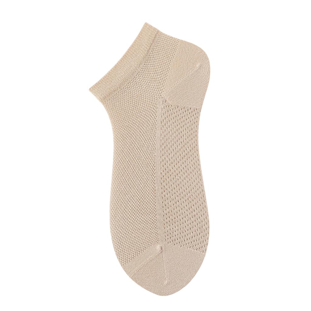 Chaussettes de Cheville Respirantes et Légères en Mesh pour Femmes Design Sans Couture Évacuant l'Humidité Longueur Mi-Mollet Coupe Confortable