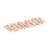 100Pcs Wooden Clothes Pins Mini Exquisite Workmanship Clothespins for Hanging Clothes Making Crafts Gifts Home