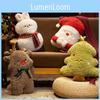 Christmas Reindeer Plush Pillow With Pp Cotton Fill For Holiday Decor And Gift