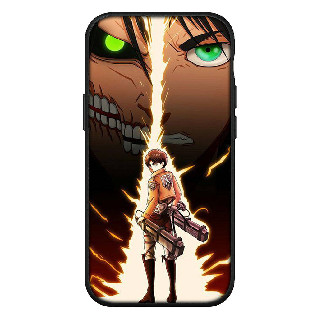 Cover for iPhone 16 15 Xiaomi Redmi Note 14 13 12 11 Pro Max X 8 9 16e Samsung Galaxy S25 S24 S23 Moto A4 OPPO Huawei Anime Attack on titan Phone Case