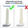 KEYYOU 1PCS Smart Remote Key 433Mhz ID46 Chip Keyless For Jeep Renegade Compass C-CUV Trailhawk SIP22 M3N-40821302 M3N40821302