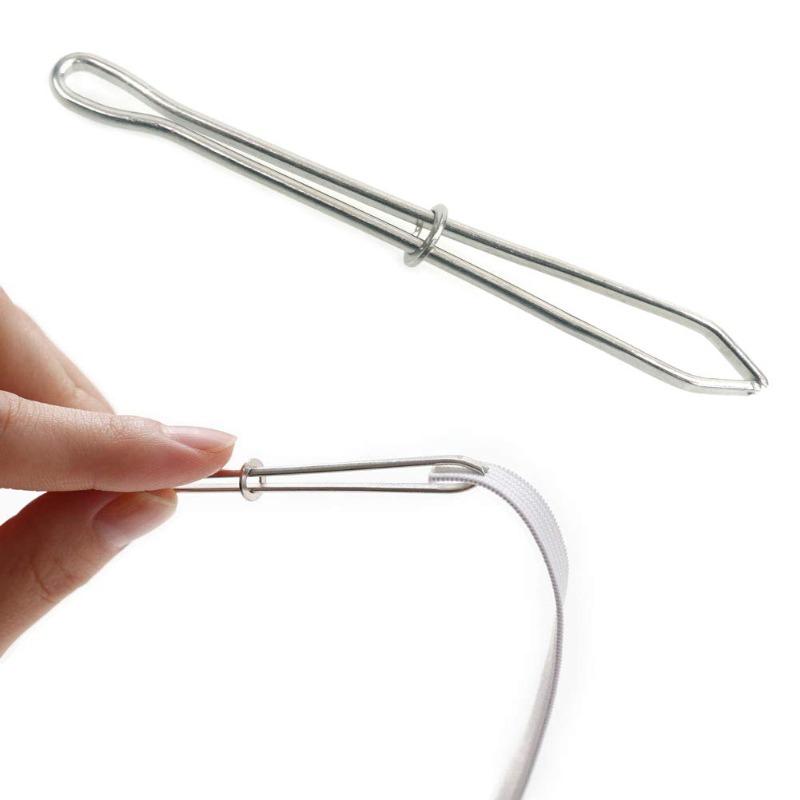 Elastic Garment Threading Tool,sewing accessories,Elastic Tape/Belt Guide, Cross Stitch Threader with Clamp, Sewing Accessory sewing accessories