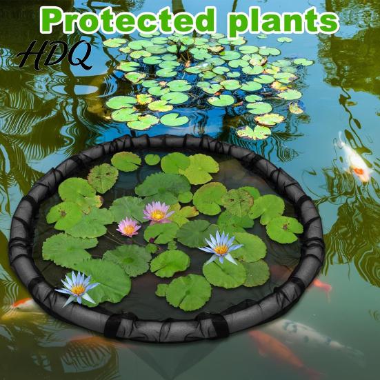 Protective Net for Plants Floating Plant Protector Fine Mesh Fish Barrier Pond Water Garden Protector Net Guard Netting Aquatic Rootlet Protection