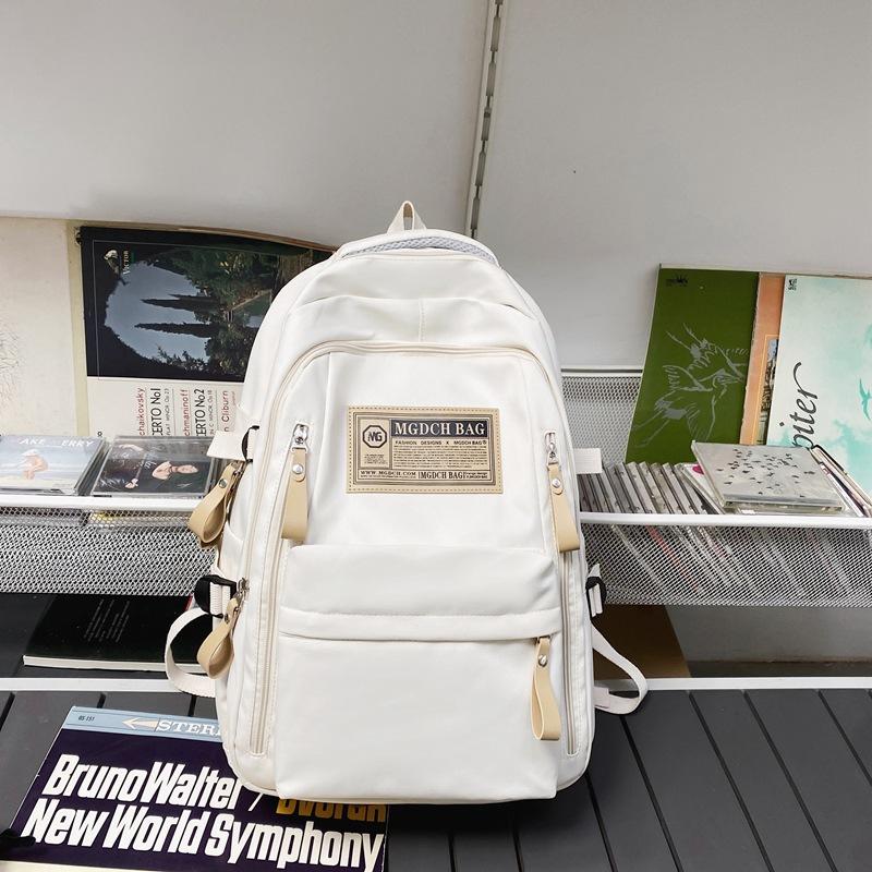 Casual Versatile School Bag College Students Junior High School Students Large Capacity Simple Backpack Computer Backpack Men's and Women's Fashion