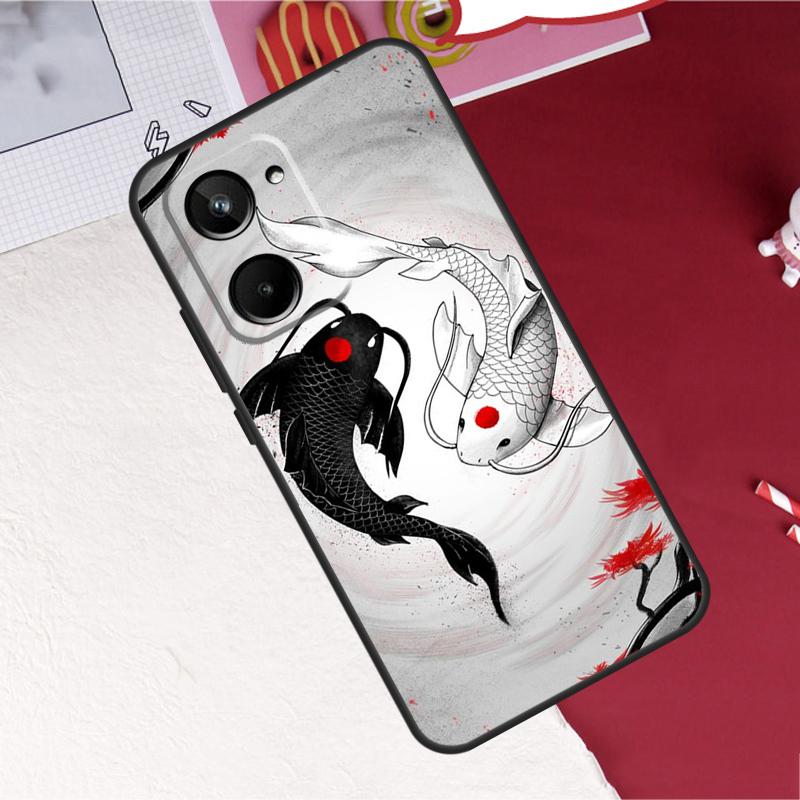

Chinese Koi Fishes For Realme 10 11 12 13 14 Pro Plus GT6 GT7 15 Pro C61 C67 C63 C71 C55 C51 C65 C53 C75 Case Realme C51