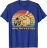 Rolling Fatties Dog Funny Pug Meme Costume Unisex T-Shirt