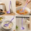 Soft Silicone Soup Ladle Non-scratch Pan Serving Scoop Cooking Scoop  Porridge Scooping