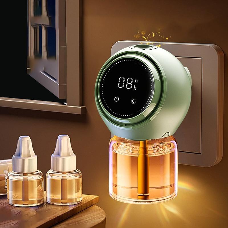Electric Heating Mosquito Repellent Liquid Cute Children'S Plug-In Timer Display Mosquito Repellent