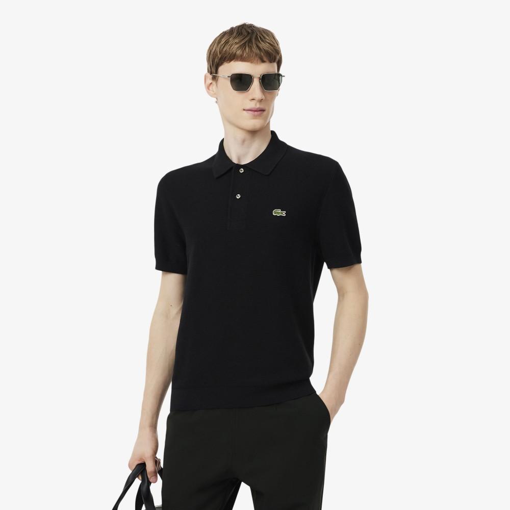 [Lacoste] Мужской короткий джемпер-поло с принтом Lynx Lynx AH1043-56G031 3