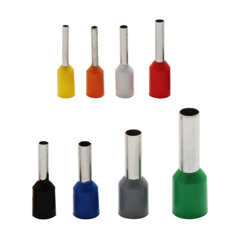 Zestaw tulejek do przewodów elektrycznych w wielu rozmiarach z 280 szt. złączek izolowanych Złączki izolowane do bezpiecznych połączeń przewodów