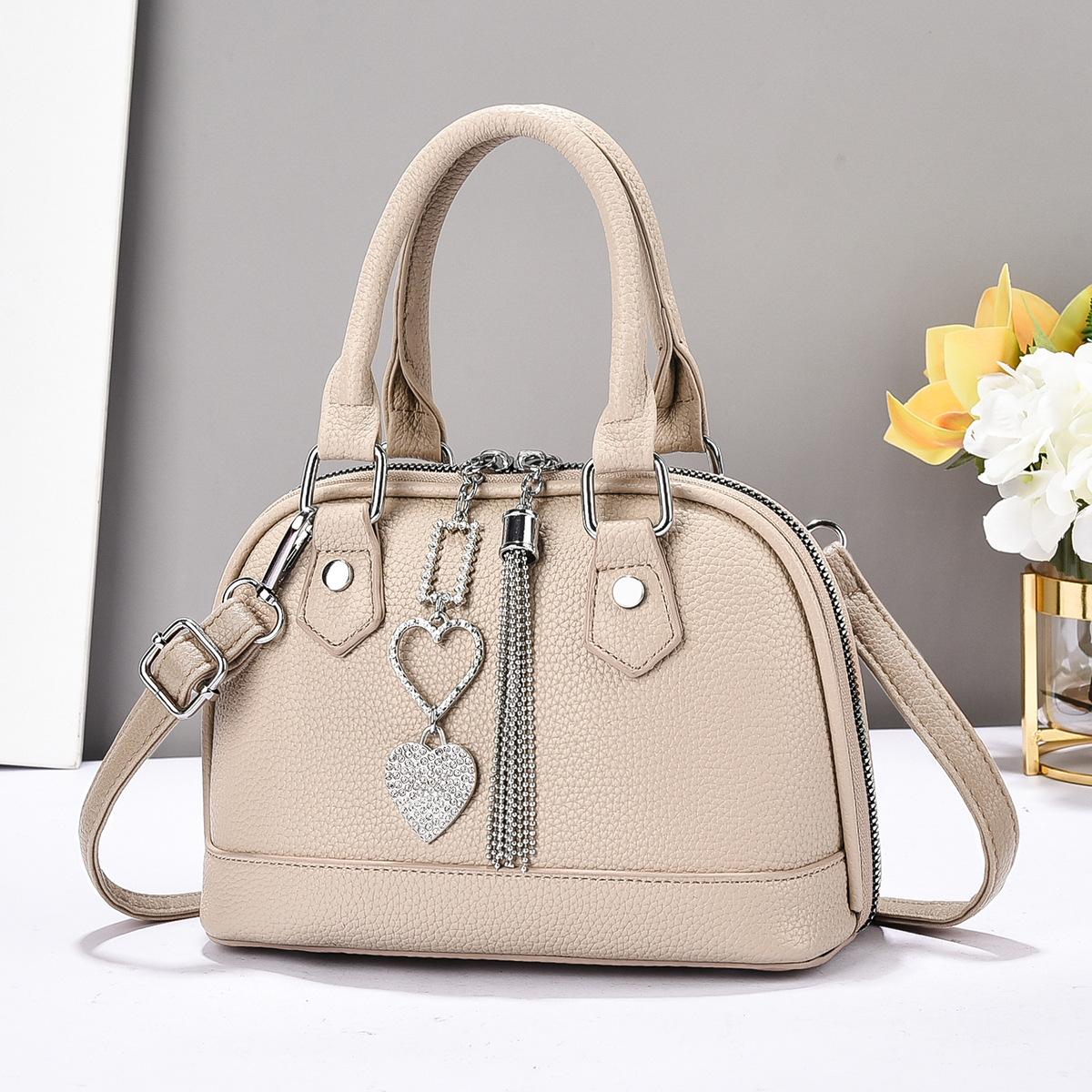 Latest Plaid Patchwork Macaron Bag Simple Atmosphere Shoulder Purse Fashion Large Capacity Shoulder Crossbag Bag Women .