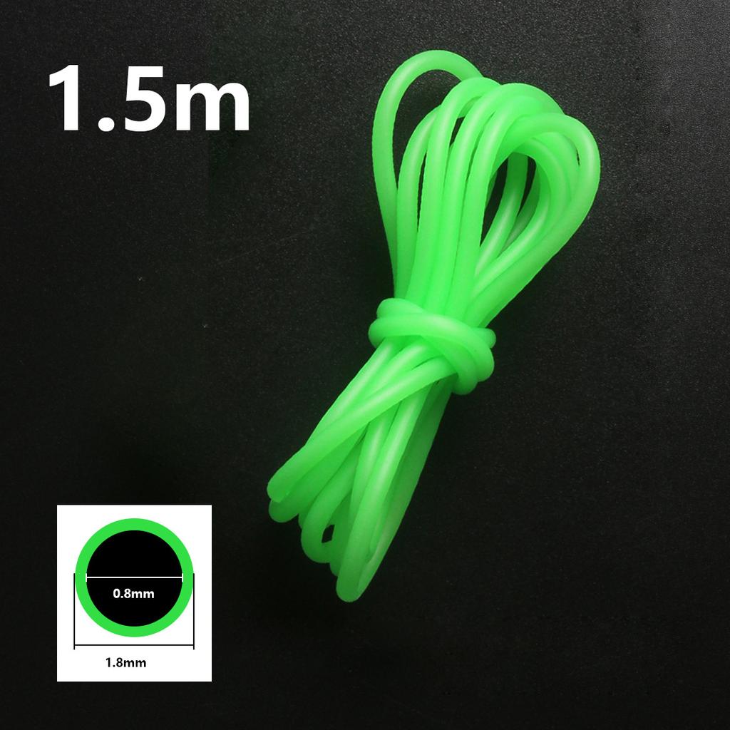 Luminous Tube 0.8mm/1mm/1.5mm/2mm 1/1.5m Length Fishing Tackle