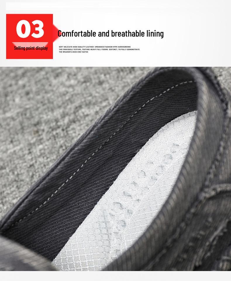 Men's Slip-On Soft Sole Breathable Shoes, Large Size, Spring/Autumn Style, Old Beijing Cloth, Beef Tendon Sole, Dad Driving Shoes