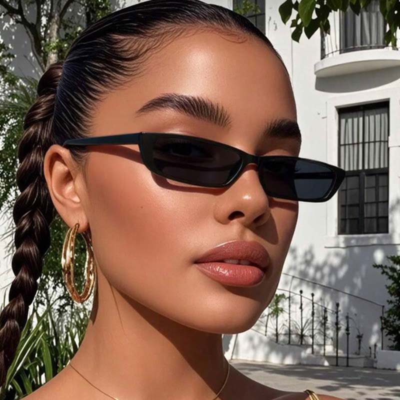 Fashion Rectangle Sunglasses Women Men Brand Designer Cute Sun Glasses Female Outdoor Lovely Travel Oculos De Sol