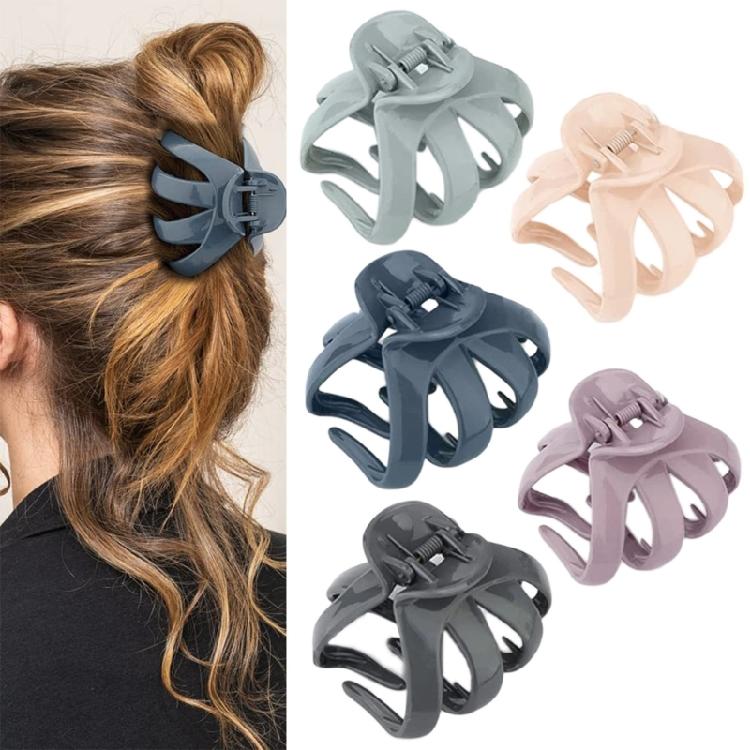 Creative Matte Claw Hair Clip Practical Plastic Hairpieces Easy Hairstyling Long Hair Decoration Suitable For Women