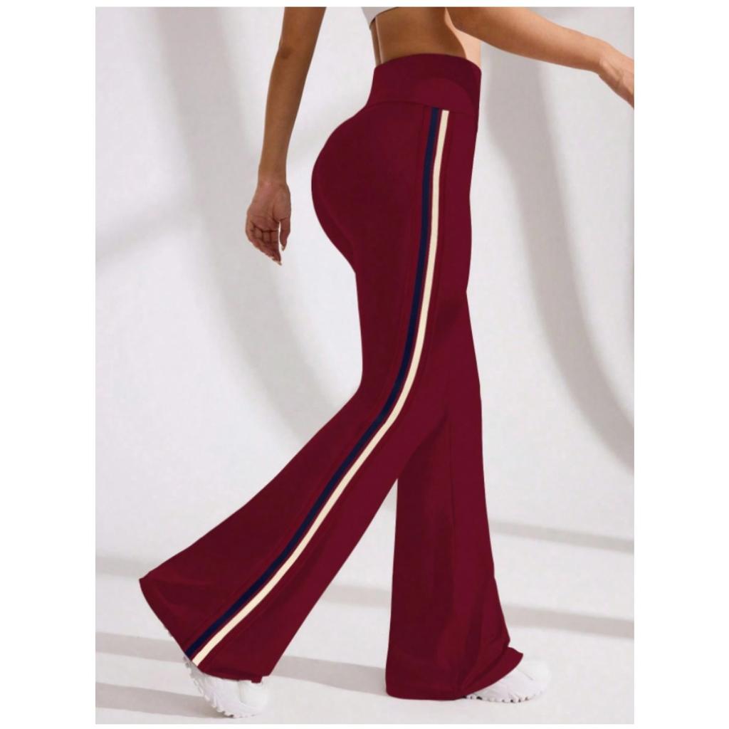 Casual Micro Flared Yoga Pants with High Waist Elasticity, Pilates Exercises, Abdominal Compression, Leg Shaping, and Quick Drying Flared Pants