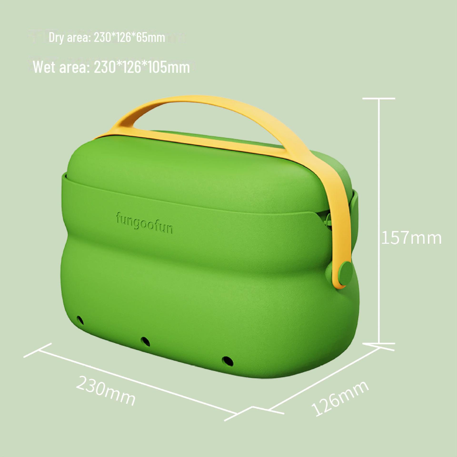 

Водонепроницаемая косметичка Ван Гога: Портативное, Высокодизайнерское Дорожное Хранилище для Мужчин и Женщин, Подвешиваемое с Разделением Сухого/Влажного для Косметики. зелёный