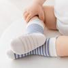 Summer Thin Children's Stripe Socks For Girls Boys Cute Cartoon Newborn Socks Cotton Boneless Mesh Baby Toddler Sock
