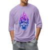 Men'S Round Neck Three-Quarters Sleeve Top Casual Fashion T-Shirt