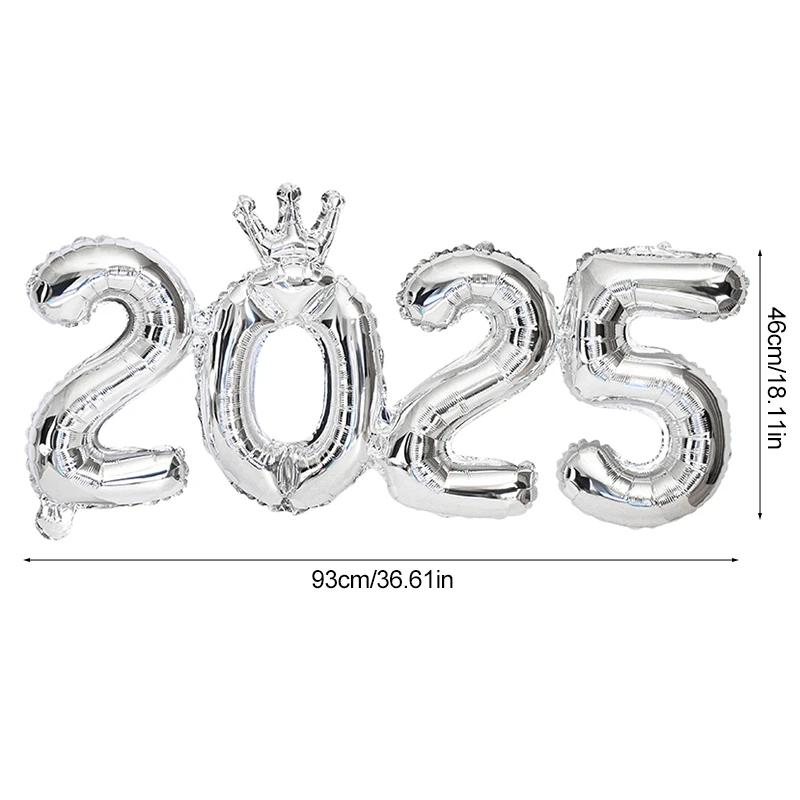 

2026 Number Foil Balloons for Happy New Year Eve Party Decoration Photo Booth Props Supplies Christmas Home Decor Navidad 2026 as picture