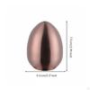 Eiförmiger Gewürz- und Pfefferstreuer 3-Loch-Oberteil Rostbeständig