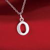26 letters 925 sterling silver Necklace Pendant Shining 5A Zircon for Women Fashion Wedding Engagement Jewelry GiftsGood product