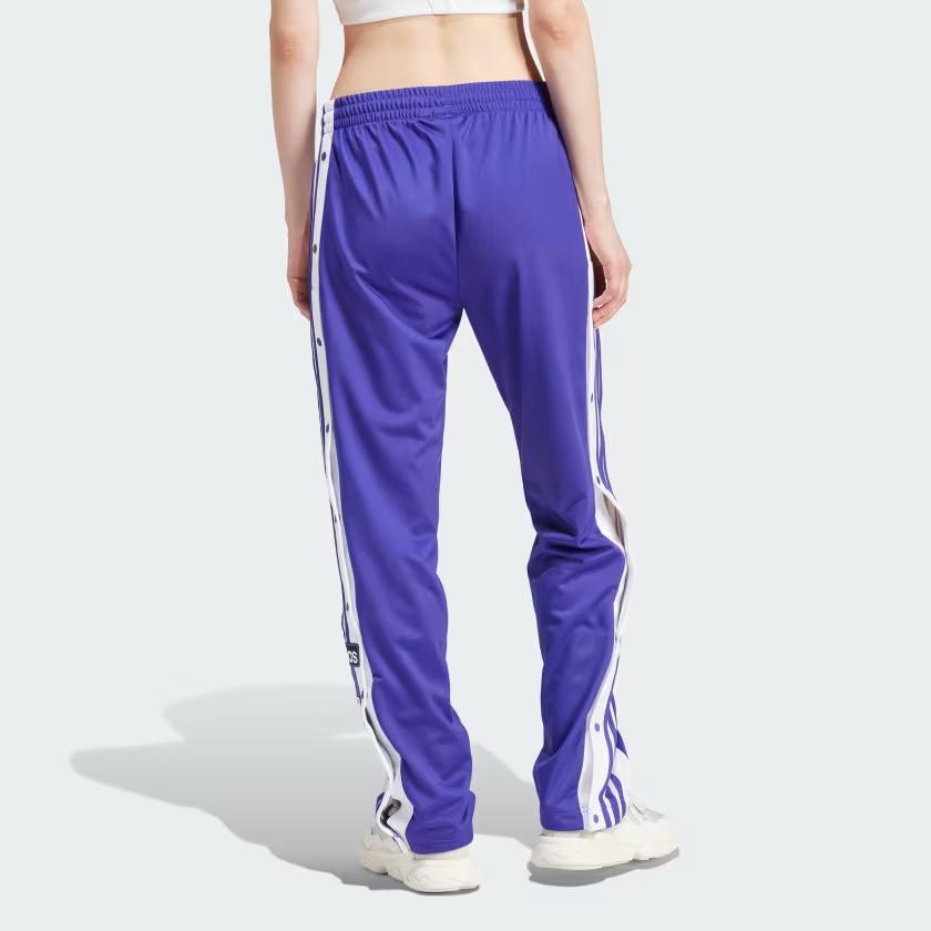 Adidas Originals Adibreak Tracksuit Bottoms Striped Color Block Elastic Waist Knitted Sports Pants Women bottoms Purple IP0624