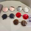 Vintage Round Sunglasses Men  New in Fashion Double Bridge Mirror Shades Women Trendy Retro Brand Design Sun Glasses