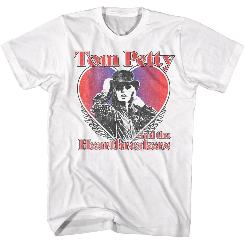 

Tom Petty & the Heartbreakers Unisex White Cotton T Shirt Full Size S-5XL S разноцветный