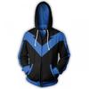 Naruto 3D-Druck Reißverschluss Hoodie Herren Lässig Lockerer Schnitt Sweatshirt Reisen