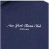 Sporty   Rich Dark Navy Ny Tennis Club Hoodie Zip St068621402bl106