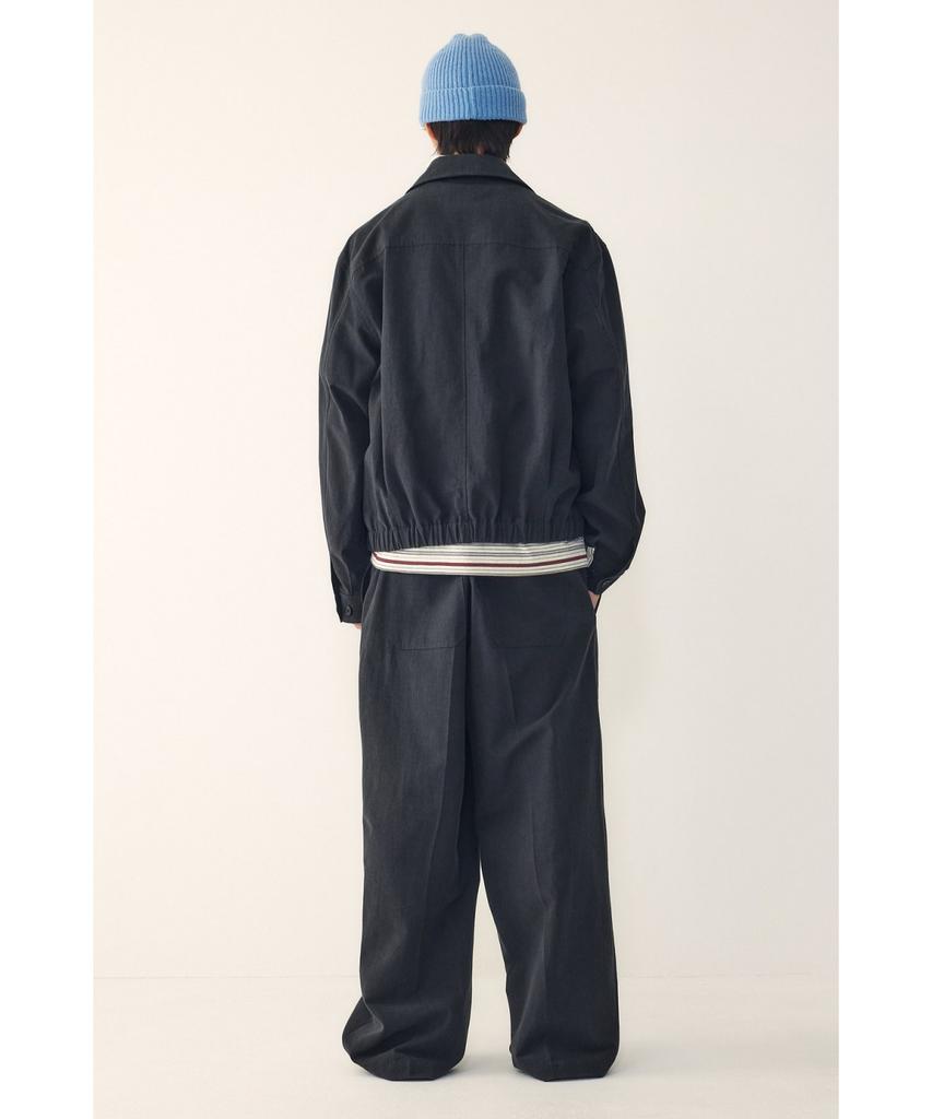 Studio Tomboy [Men] Oversized Zip-Up Jumper_Black 9156213185