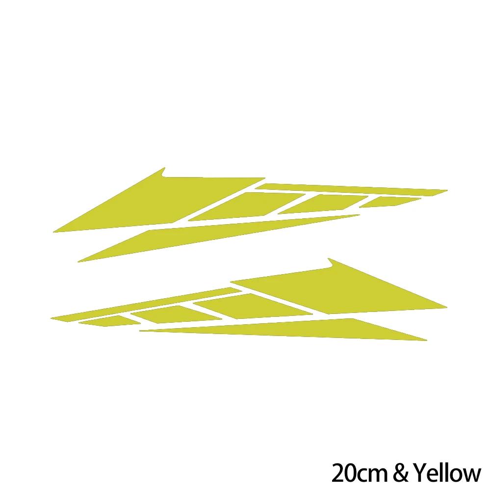 Nuovi 2 Pezzi Adesivi Moto PVC Adesivi Riflettenti 20cm/28cm Accessori Per Decorazione Bauletto Scooter Moto Ornamentale