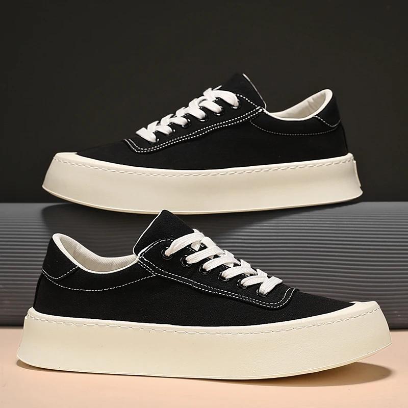 Herren-Sneakers Sport und Freizeit Frühling und Herbst Mode Skateboard-Schuhe für Herren Freizeitschuhe Belüftet Slipper Rutschfest