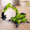 1pcs - New 1:50 ABS Plastic Model Automotive Engineering Large Lift Excavator Model Drawing Grab Science and Education Toy Car