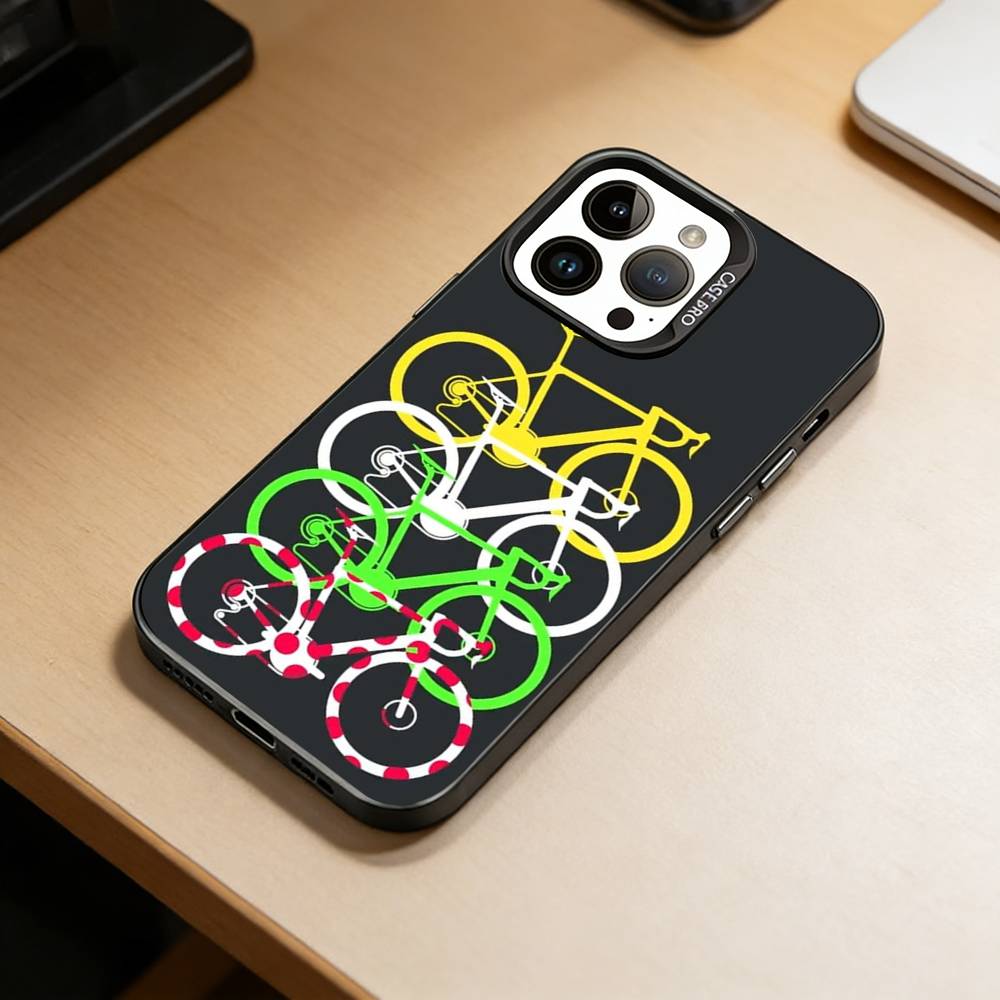 T-Tour de France Phone Case For iPhone 17,16,15,14,13,12,11 Plus,Pro Max,XS,Colorful Silver Phone case Funda Cover